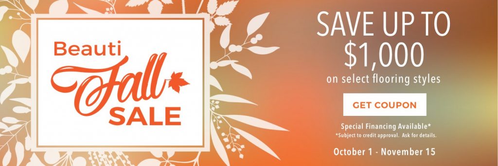 BeautiFALL Sale | Vic's Carpet & Flooring