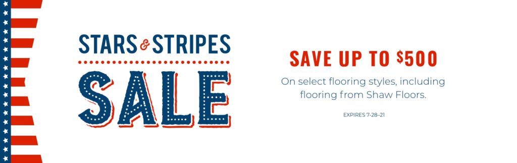 Stars & Stripes Sale | Vic's Carpet & Flooring
