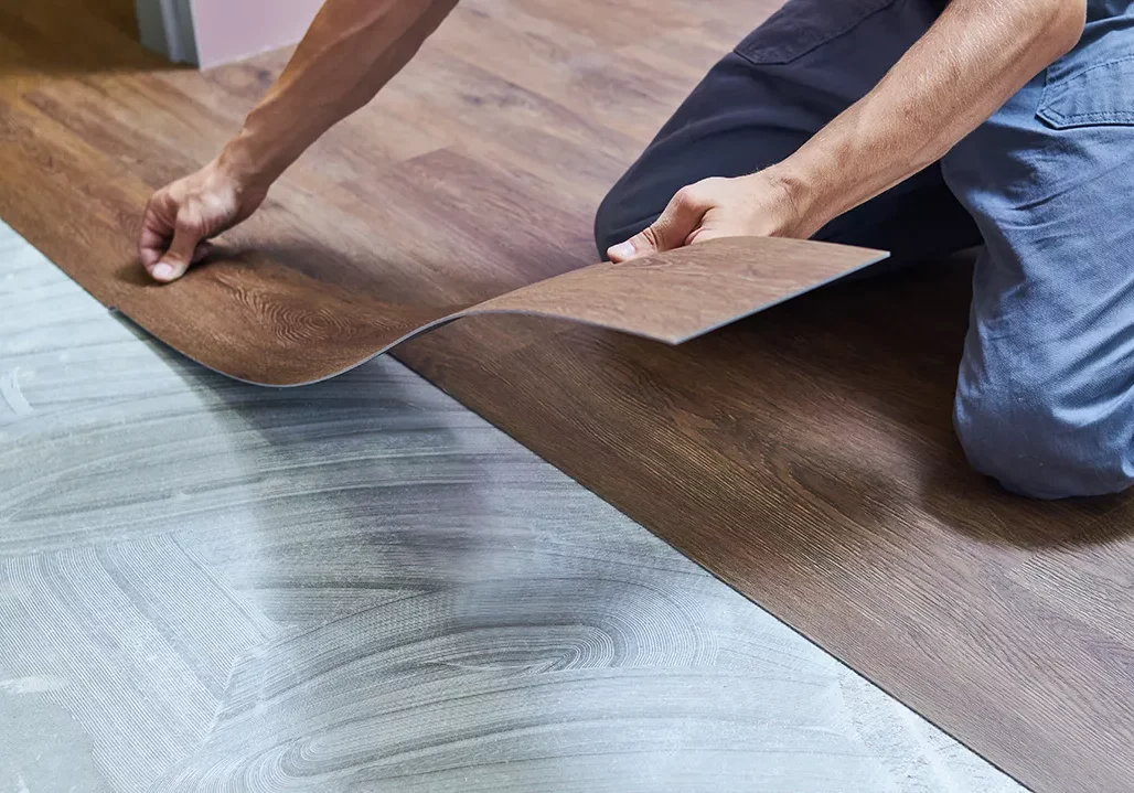 Vinyl installation | Vic's Carpet & Flooring